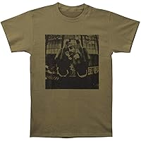 Tupac Men's Bold Army T-Shirt Large Olive
