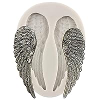 Angel Wing Fondant Silicone Molds For Cake Decorating Cupcake Topper Candy Chocolate Gum Paste Polymer Clay Set Of 1
