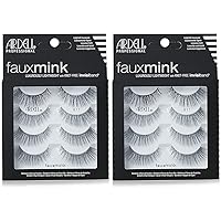 Ardell False Lashes Faux Mink 811 Multipack, 1 pk x 4 pairs (Pack of 2)