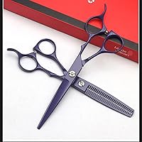 Professional Hair Scissors Set 6 Inch,440C Steel Hair Cutting Scissors Set,Durable, Smooth Motion & Fine Cut,Barber Scissors,for Salon and Home