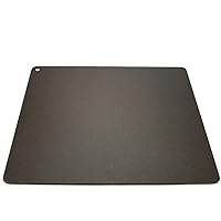 Square Kitchen or Barbeque Grill Steel Baking Plate, Black