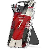 Phone Cover Case Compatible with iPhone Samsung Galaxy Cristiano 12 Ronaldo S10 Merch Se 2020 Viva S9 S20 6 7 8 Plus X Xs Xr 11 Pro Max Mini S21 Scratch Waterproof Accessories, Transparent