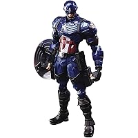 Marvel Universe Captain America Variant Bring Arts Action Figure, Multicolor