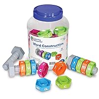 Learning Resources Word Construction, Spelling Activity Kit, Classroom Game, 36 Pieces, Ages 5+