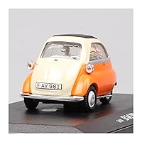 Scale Model Cars for Classics Isetta 250 Microcar Bubble Car Diecast Vehicles Model for 1/43 Toy Car Model