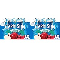 Capri Sun Mountain Cooler Ready-to-Drink Juice (10 Pouches) (Pack of 2)