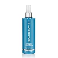 Keratin Infused Moisture Leave In Conditioner Spray, 8.5 fl. oz., 251 ml - Hydrating Leave in Conditioner Spray with Jojoba Oil, Panthenol, Arginine Amino Acid & Wheat Oil for Damaged Hair