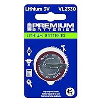 Premium VL2330 Lithium 3V Coin Cell - Japanese Engineered High Capacity Batteries (2 Pack)