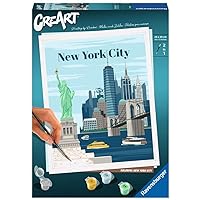 Ravensburger CreArt - Malen nach Zahlen 23686 - Colorful New York City - ab 12 Years