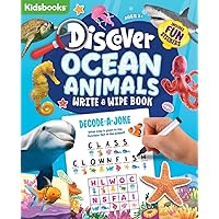 Discover Ocean Animals: Write & Wipe Book-Includes Write-and-Wipe Pen and Fun Stickers Discover Ocean Animals: Write & Wipe Book-Includes Write-and-Wipe Pen and Fun Stickers Spiral-bound