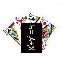 Math Kowledge Equation of Circle Poker Playing Magic Card Fun Board Game