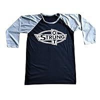 Unisex Strung Out T-Shirt Raglan 3/4 Sleeve Mens Womens