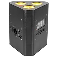 CHAUVET DJ EZwedge Tri Battery-Operated Tri-Color LED Wash Light w/Infared Remote Control