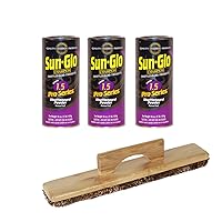 Sun-Glo 3 Cans #1.5 Pro-Series Wax & 1 Shuffleboard Sweep