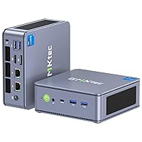 GMKtec Mini PC Intel i5-13500H (Turbo 4.7GHz) 1TB SSD 32GB Dual DDR5+Dual LAN Intel I225 2.5G+Dual Fan Desktop Mini Computers Windows 11 Pro/WiFi6, BT5.2/USB3.2, USB-C 4.0/DP, HDMI