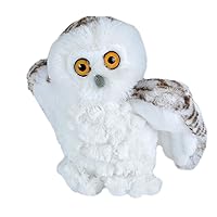 Wild Republic Snowy Owl Plush, Stuffed Animal, Plush Toy, Gifts for Kids, Cuddlekins 8 Inches