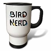 3dRose Rosette - Pet Lover - Bird Nerd Pet Lovers - Travel Mugs (tm-369567-1)
