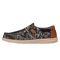 Hey Dude Wally Mossy Oak CDNA M Camo Size M9 | Men's Shoes | Men's Slip On Loafers | Comfortable & Light-Weight