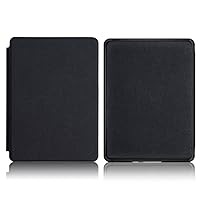 Kindle Paperwhite 11 Pu Leather Cover for 6.8Inch Kindle Paperwhite 2021 Signature/Kids Cover with Auto Wake/Sleep/Slim Case,Black