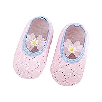 Baby Sock Shoes Kids Canvas Solid Color Slippers with Hook Children Lightweight Baby First Walking Toddle Sneakers