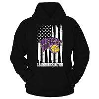 FanPrint Western Illinois Leathernecks Hoodie - Western Illinois Leatherneck - Nation - Hoodie/Black/XL
