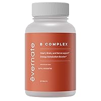 B Complex | Comprehensive Formula for Vitamin B Benefits | Vitamins B1, B2, B3, B5, B6, B12, Biotin, Folic Acid, Cholin, & Inositol | Non GMO, Gluten Free | 60 Tablets