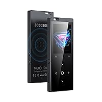 128GB MP3 Player - Music Player with Bluetooth 5.2 HiFi Sound Shuffle Single Loop FM Radio Built-in HD Speaker Voice Recorder Mini Design Ideal for Sport (Earphones Included)