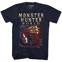 Monster Hunter Fantasy Action Role-Playing Video Game Large Dragon T-Shirt Tee