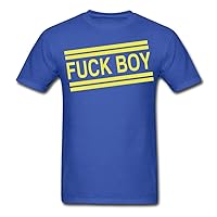LoveTS Custom Design Men's Fuck Boy T-Shirts royal blue Small