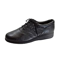 Kat Wide Width Lace Up Comfort Leather Shoes
