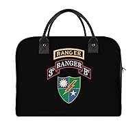 3rd Ranger Battalion Patch Large Crossbody Bag Laptop Bags Shoulder Handbags Tote with Strap for Travel Office