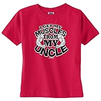 Baby Boys' I Get My Muscles from My Uncle Infant T-Shirt