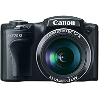 Canon PowerShot SX500 is 16.0 MP Digital Camera with 30x Wide-Angle Optical Image Stabilized Zoom and 3.0-Inch LCD (Black) (Old Model) Canon PowerShot SX500 is 16.0 MP Digital Camera with 30x Wide-Angle Optical Image Stabilized Zoom and 3.0-Inch LCD (Black) (Old Model)