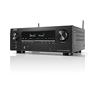 Denon AVR-S970H 8K Ultra HD 7.2 Channel (90Watt X 7) AV Receiver 2020 Model - Built for Gaming, Music Streaming, 3D Audio & Video, Alexa + HEOS, Black