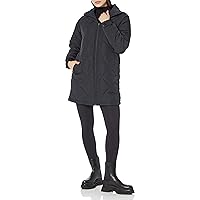 Amazon Essentials Womens Relaxed-Fit Recycled Polyester Mid Length Puffer Coat
