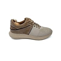 Men's Leather Nubuck Textile Casual Sneakers
