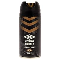 Energy Deodorant Body Spray Deodorant Spray Unisex 5 oz Umbro Energy Deodorant Body Spray Deodorant Spray Unisex 5 oz