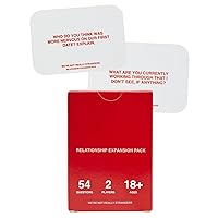 WE'RE NOT REALLY STRANGERS Relationship Expansion Pack Card Game – 54 Cards & Wild Cards – Conversation Cards for Couples, Adults, & Teens for Date Nights & Game Nights, Ages 18+, 2-6 Players