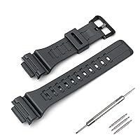 Resin Watch Band Suitable For Casio AQ-S810W AEQ-110 Watch Strap Pin Buckle Rubber Casio Watch Wristband