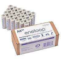 Panasonic BK-3MCA24/CA eneloop AA 2100 Cycle Ni-MH Pre-Charged Rechargeable Batteries 24 Pack