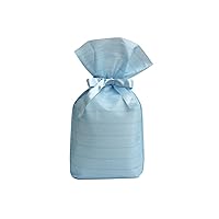Kakkei FHRB04 Drawstring Bags, Non-woven Fabric, Ribbon Included, 10 Pieces, S, Blue