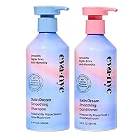 Eva NYC Satin Dream Smoothing Shampoo & Conditioner Set for Soft and Smooth Hair