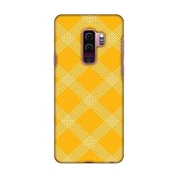 AMZER Slim Fit Printed Snap On Hard Shell Case, Back Cover with Screen Cleaning Kit Skin for Samsung Galaxy S9 Plus - HD Color, Ultra Light - Carbon Fibre Redux Cyber Yellow 5