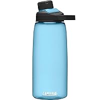 CamelBak Chute Mag BPA Free Water Bottle with Tritan Renew - Magnetic Cap Stows While Drinking, 32oz, True Blue