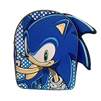 Sonic The Hedgehog Boys Blue EVA Backpack, Blue, One Size