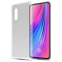 Case Compatible with Vivo V15 PRO in Fully Transparent - Shockproof and Scratch Resistant TPU Silicone Cover - Ultra Slim Protective Gel Shell Bumper Back Skin