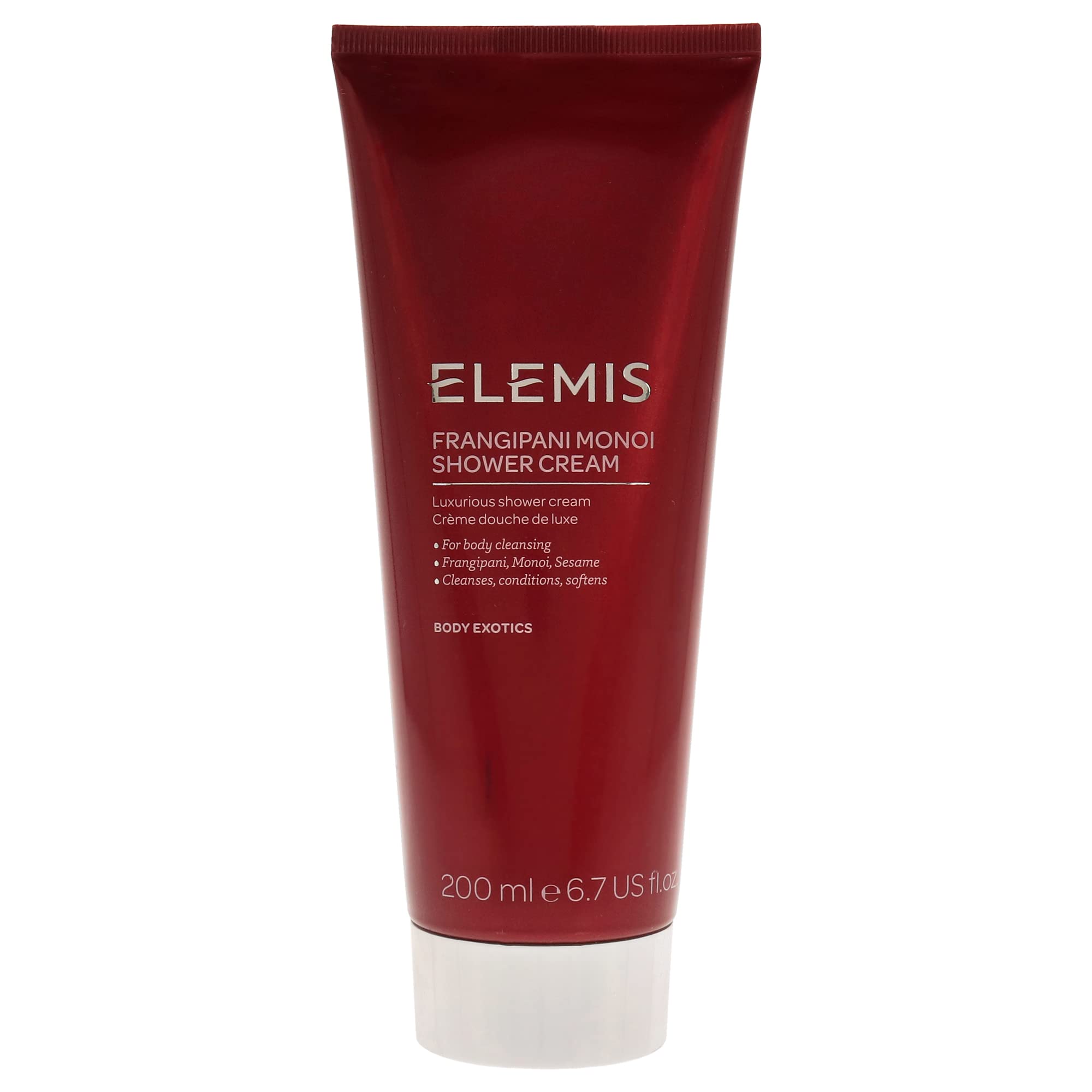 ELEMIS Frangipani Monoi Luxurious Shower Cream, 6.7 Fl Oz