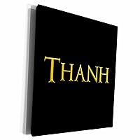 3dRose Thanh legendary baby boy name in America. Yellow on... - Museum Grade Canvas Wrap (cw-364284-1)