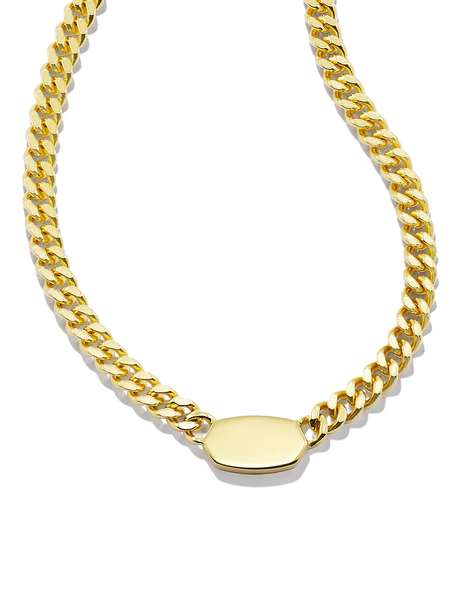 Kendra Scott Elisa 18k Gold Vermeil Curb Chain Necklace, Fine Jewelry for Women
