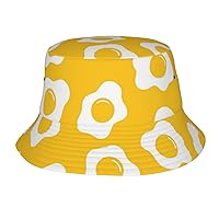 Funny Print Bucket Hats, Cat Sun Summer Packable Travel Fisherman Hat for Men Women Teens